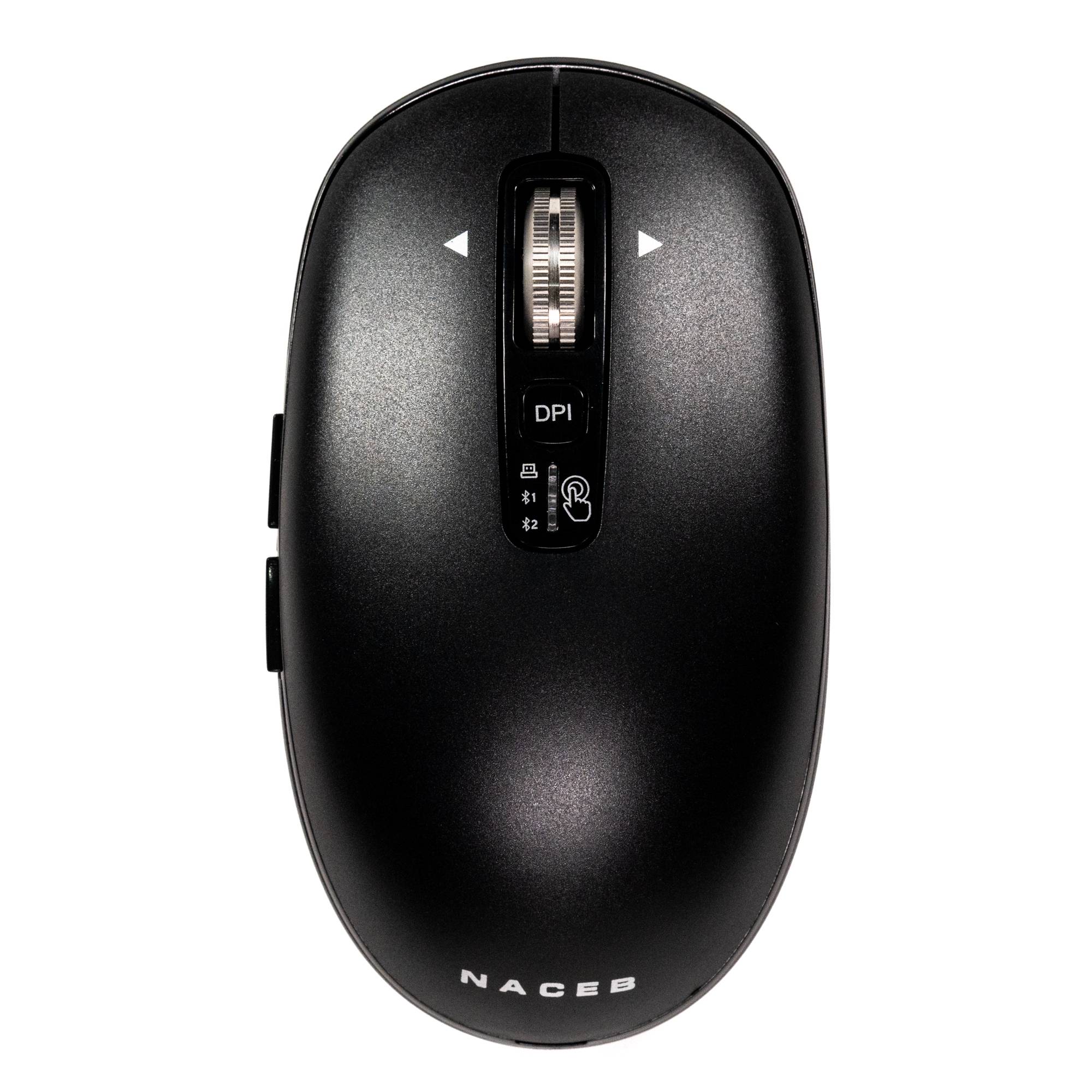 Naceb Mouse Inalambrico Slim Negro NA-0131N - Naceb Mouse Inalambrico Slim Negro NA-0131N -